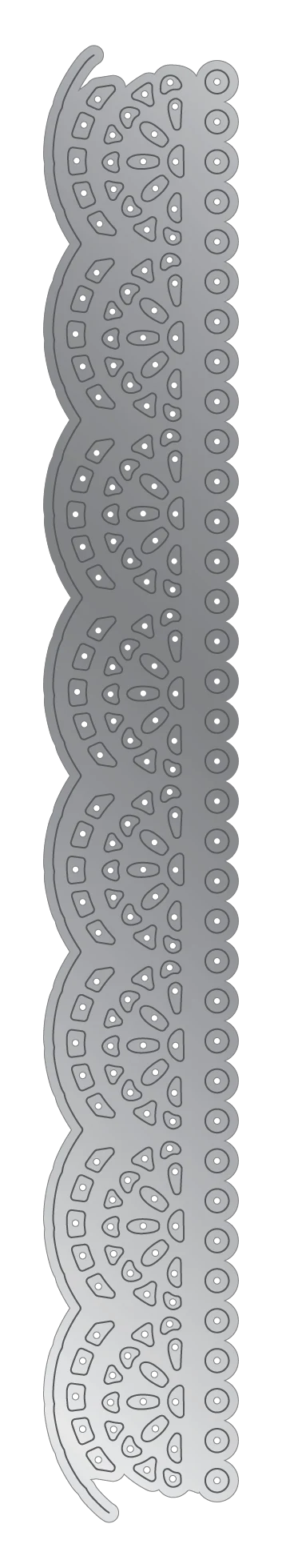 Crafter's Companion Kitchen Collection - Metal Die - Pretty Lace
