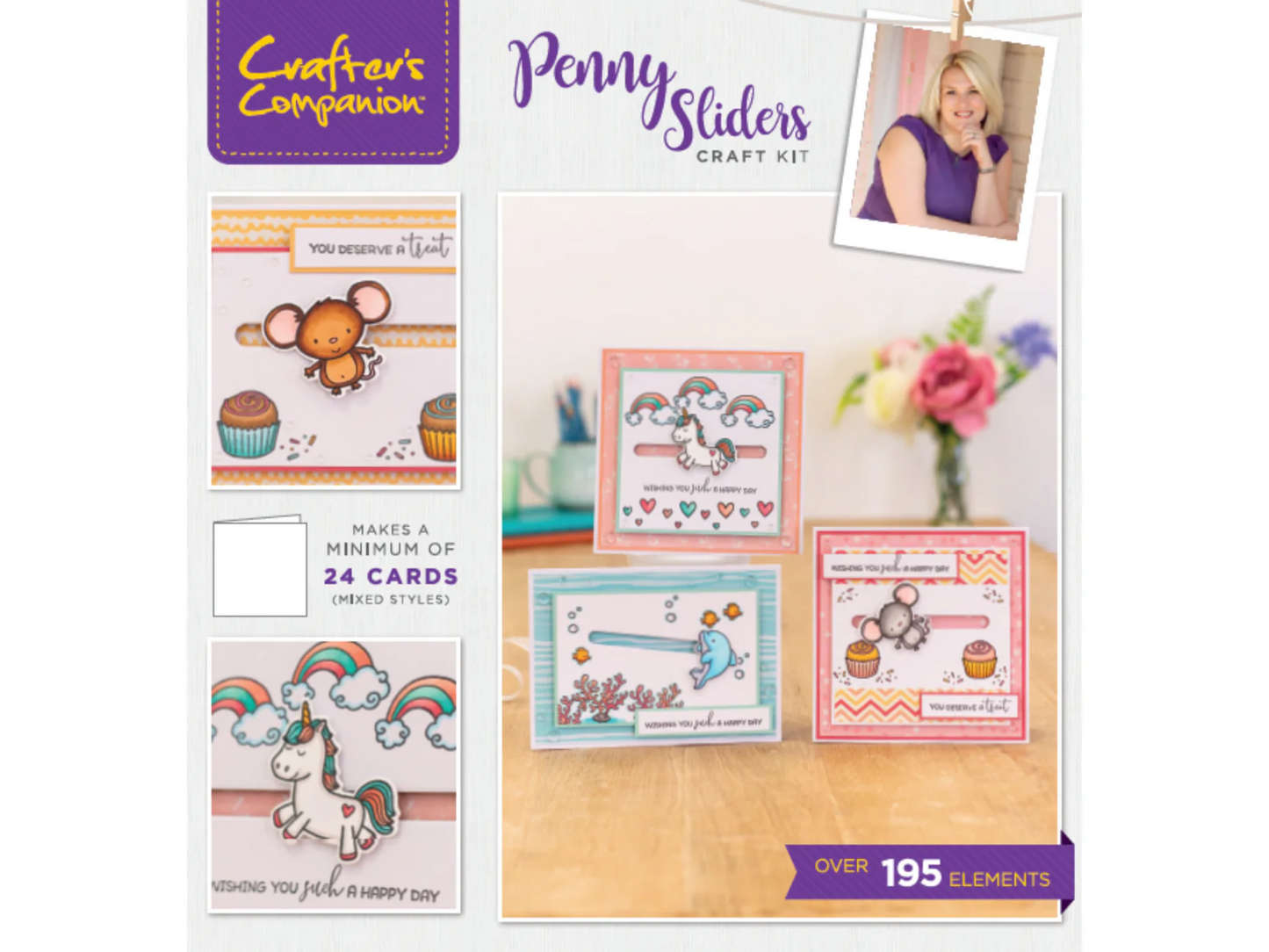 Crafters Companion - Penny sliders Craft Kit - Box 35