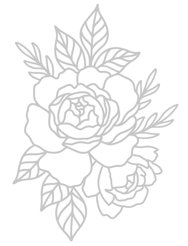 Crafter's Companion Mask - Blooming Peonies