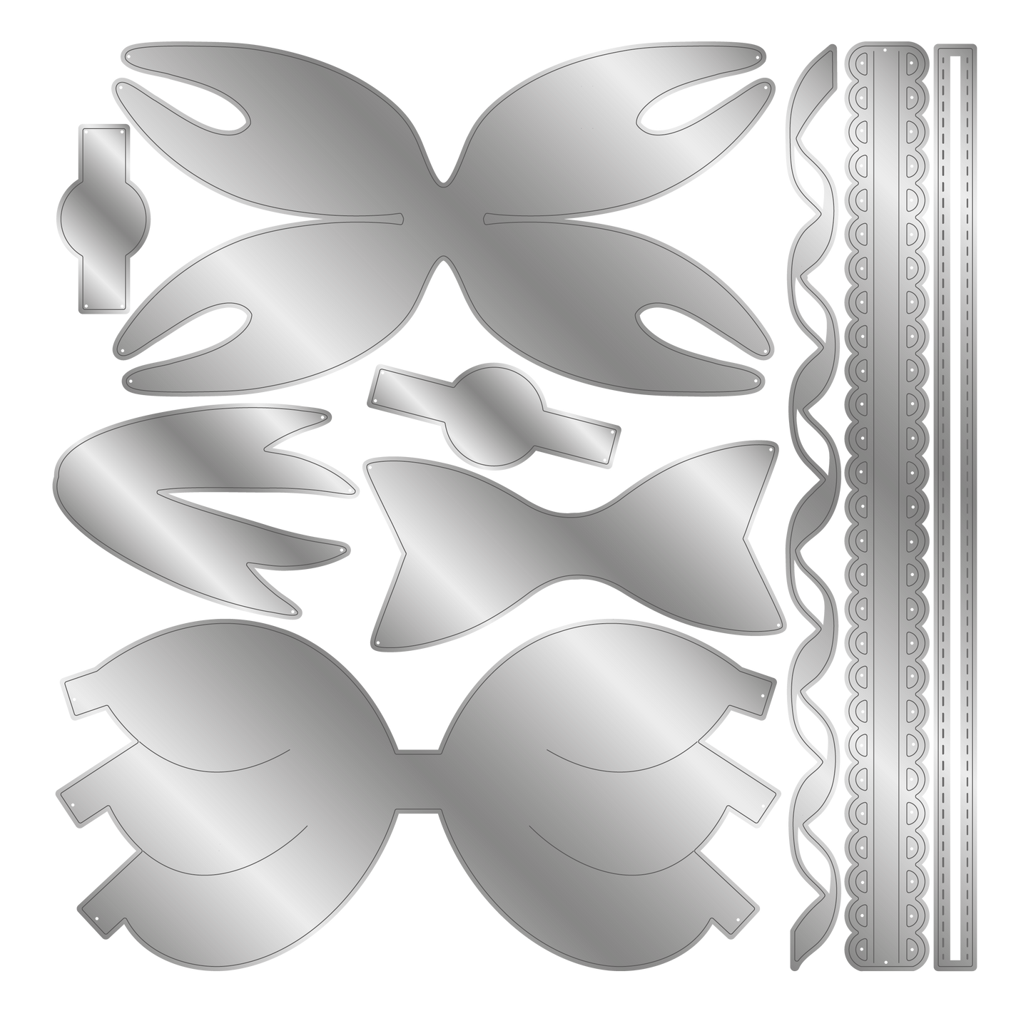 Crafters Companion Metal Die - Beautiful Bows