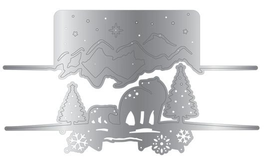 Crafter's Companion Metal Die Edge Set - Arctic Friends