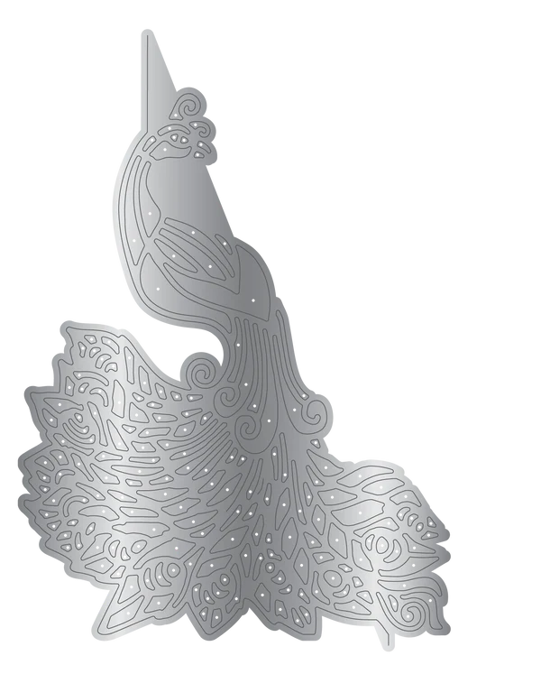 Crafter's Companion Metal Die Edgeable - Elegant Peacock