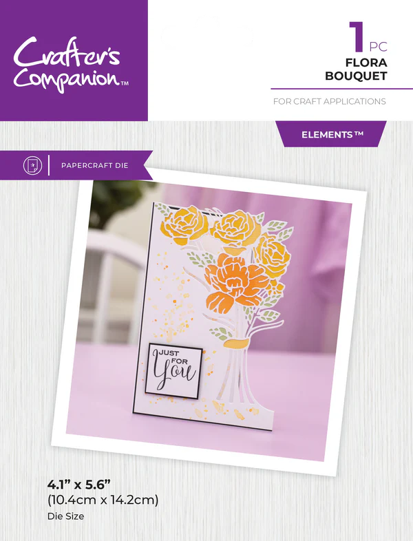 Crafter's Companion Metal Die Edgeable - Flora Bouquet