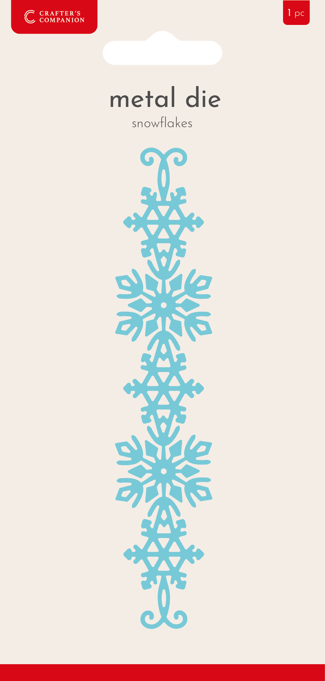 Crafter's Companion Metal Die - Snowflakes