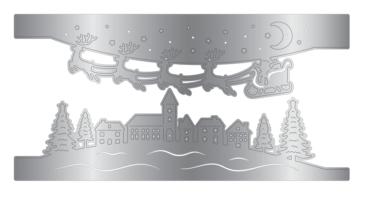 Crafter's Companion Metal Die Edge Set - Christmas Eve