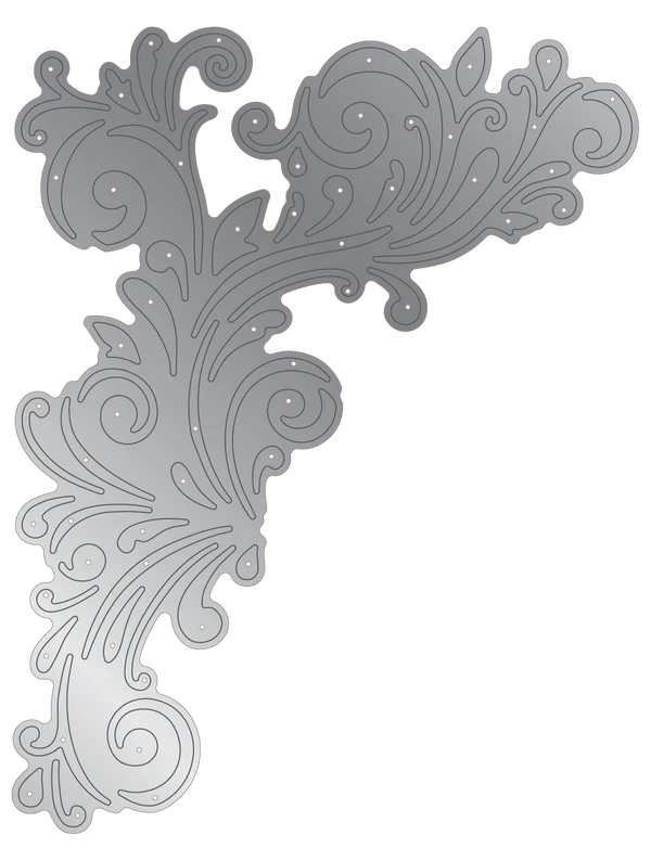 Crafter's Companion Metal Die Elements - Swirling Flourish
