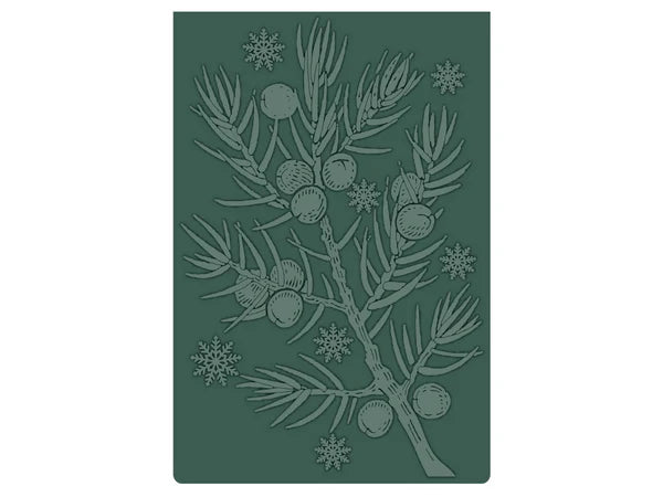 Crafter's Companion 6" x 4" Embossing Folder - Juniper Branch