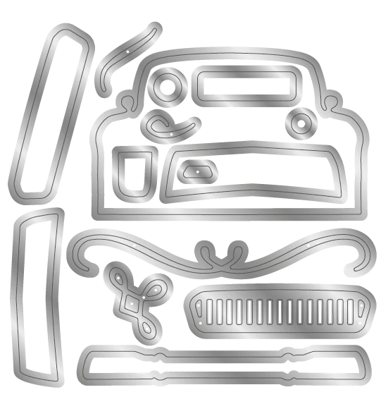 Crafter's Companion Modern Man Metal Die - Classic Man