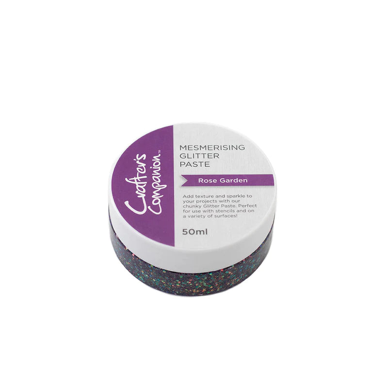 Crafter's Companion Mesmerising Glitter Paste - Rose Garden