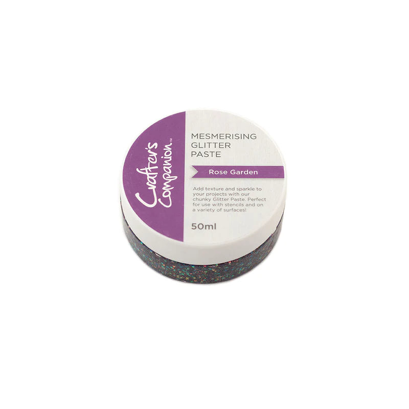 Crafter's Companion Mesmerising Glitter Paste - Rose Garden