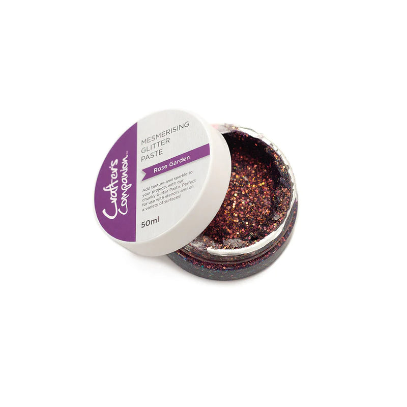 Crafter's Companion Mesmerising Glitter Paste - Rose Garden