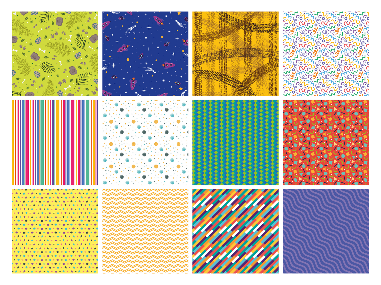 Crafters Companion 6” x 6” Paper Pad - Bold Patterns