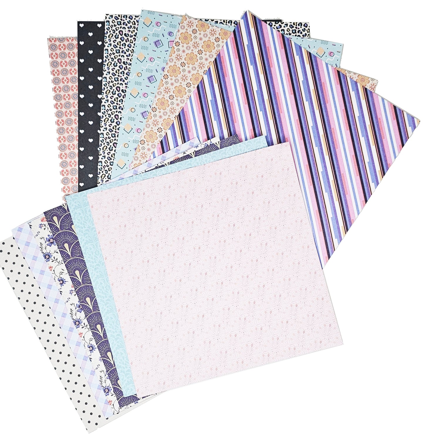 Crafters Companion 6” x 6” Paper Pad - Timeless Textiles