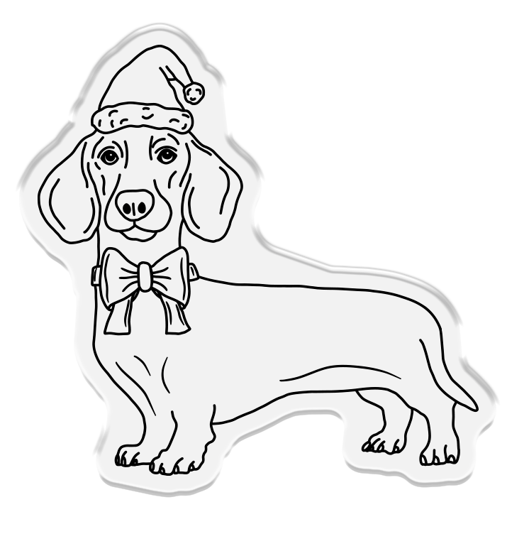 Crafter's CompanionSanta Paws Stamp and Die - Dachshund