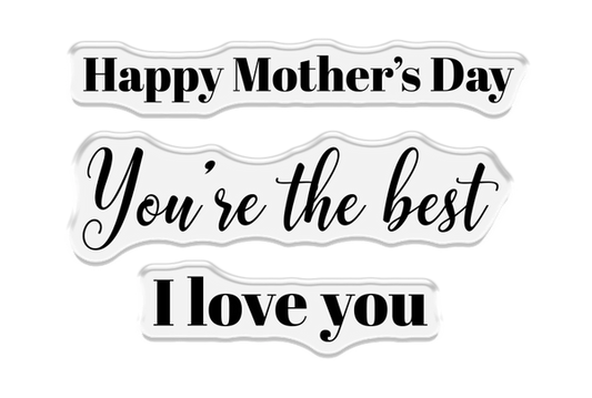 Crafter's Companion Stamp & Die - Happy Mothers Day