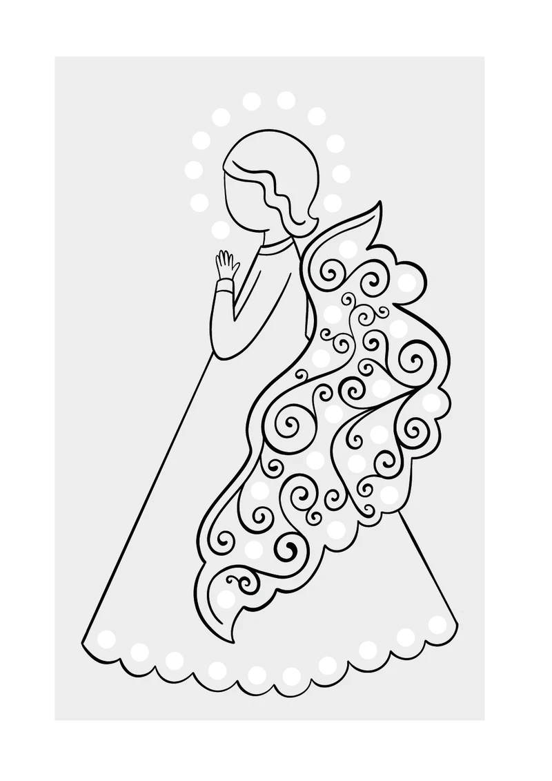 Crafter's Companion Stamp, Die and Stencil Set - Angel