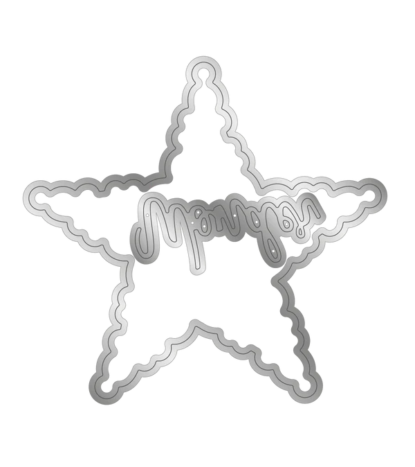 Crafter's Companion Stamp, Die and Stencil Set - Christmas Star