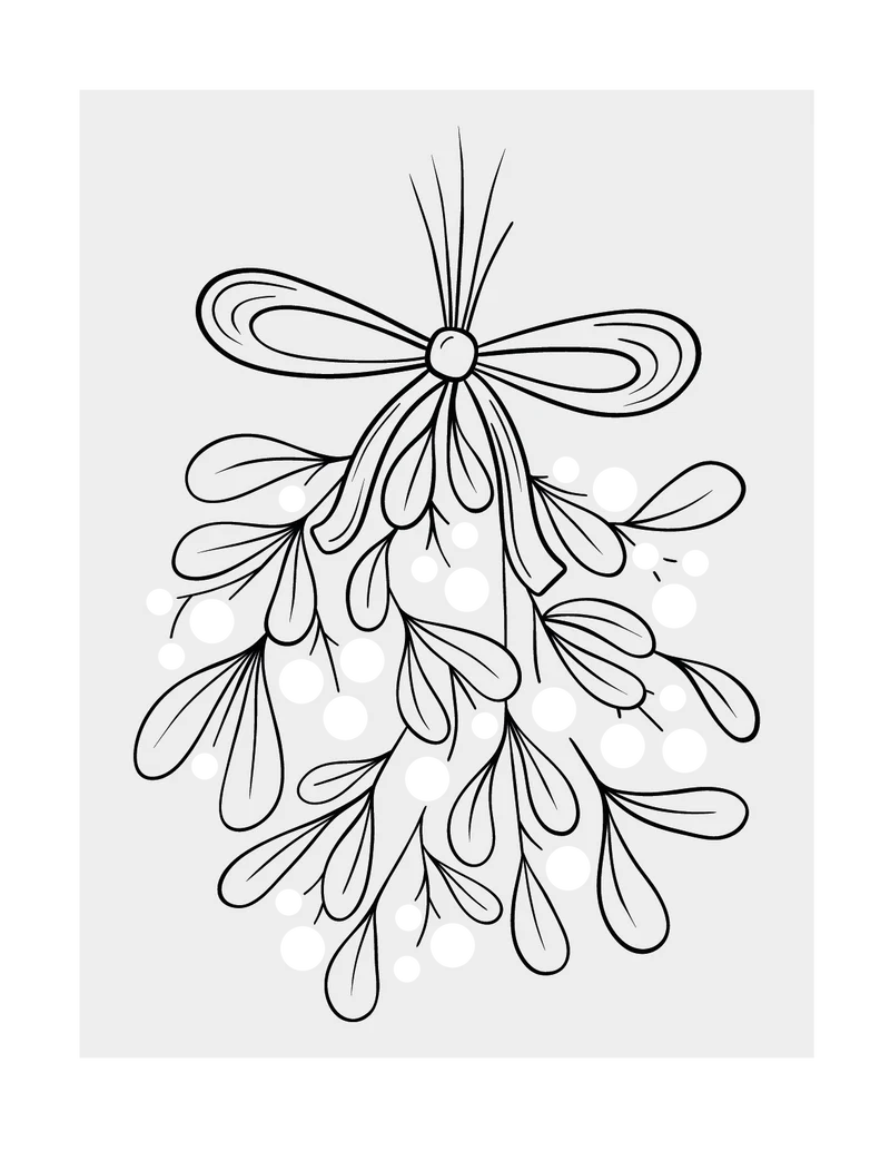 Crafter's Companion Stamp, Die and Stencil Set - Mistletoe