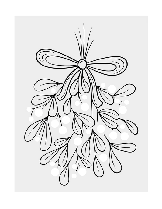 Crafter's Companion Stamp, Die and Stencil Set - Mistletoe