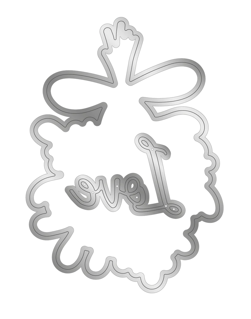 Crafter's Companion Stamp, Die and Stencil Set - Mistletoe