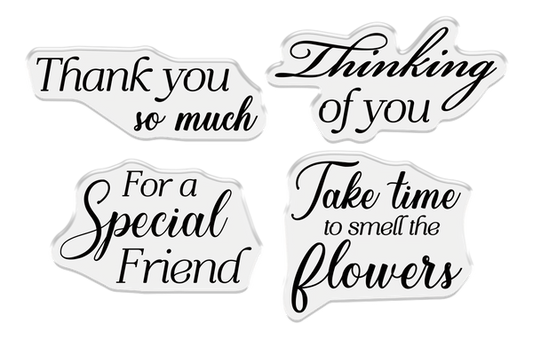 Crafter's Companion Stamp and Die Set - Thinking of You
