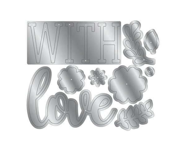 Crafter's Companion Stamps & Dies - With Love Always
