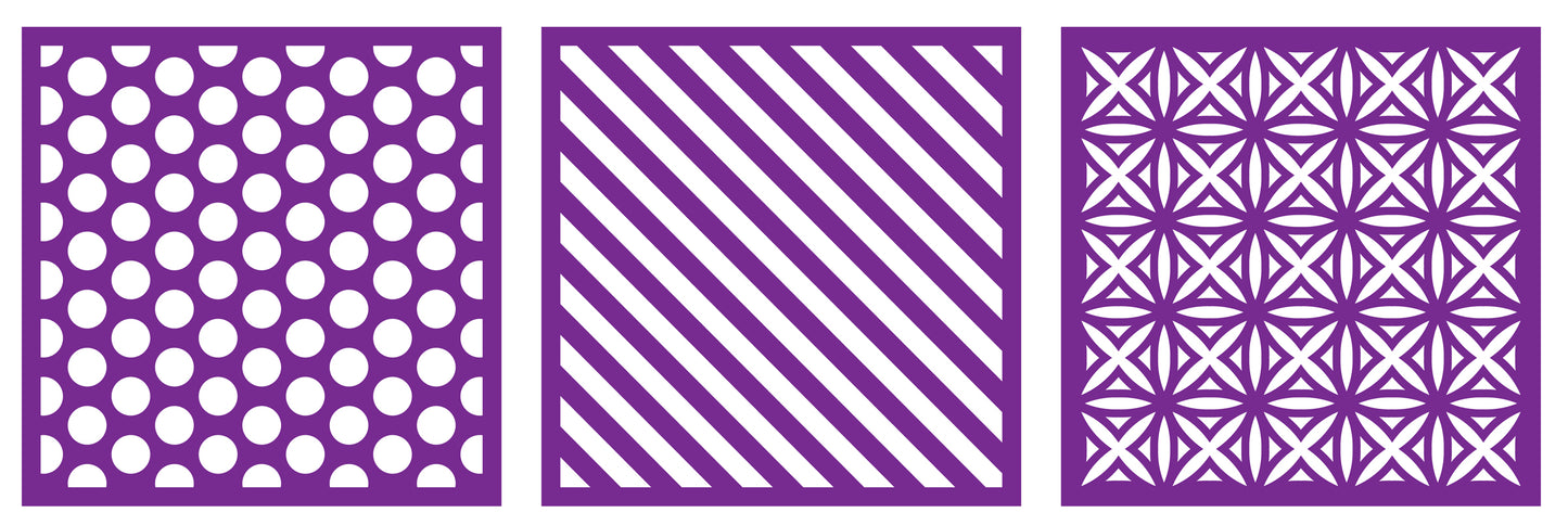 Crafter's Companion Stencils - Bold Patterns