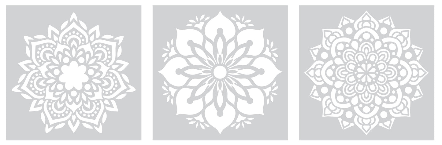 Crafter's Companion Stencils - Magnificent Mandalas