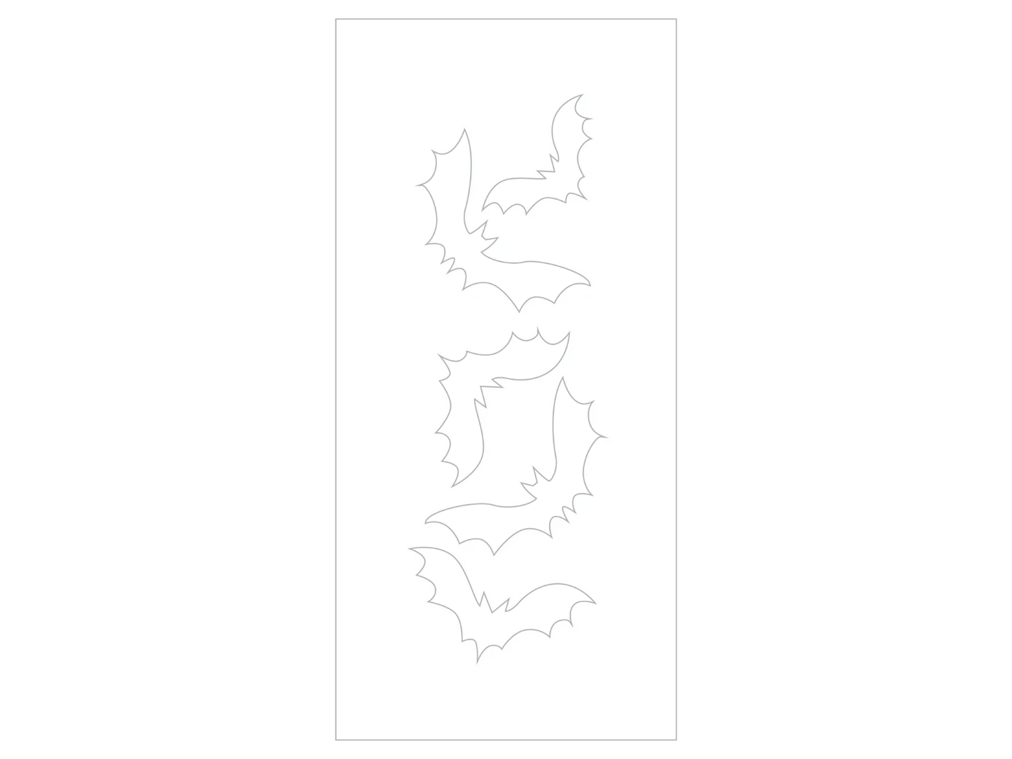 Crafter's Companion Stencil - Spooky Skies
