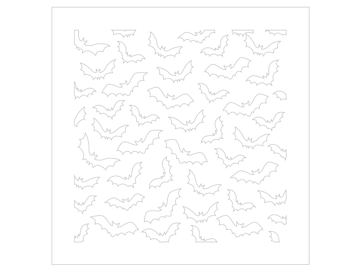Crafter's Companion Stencil - Spooky Skies