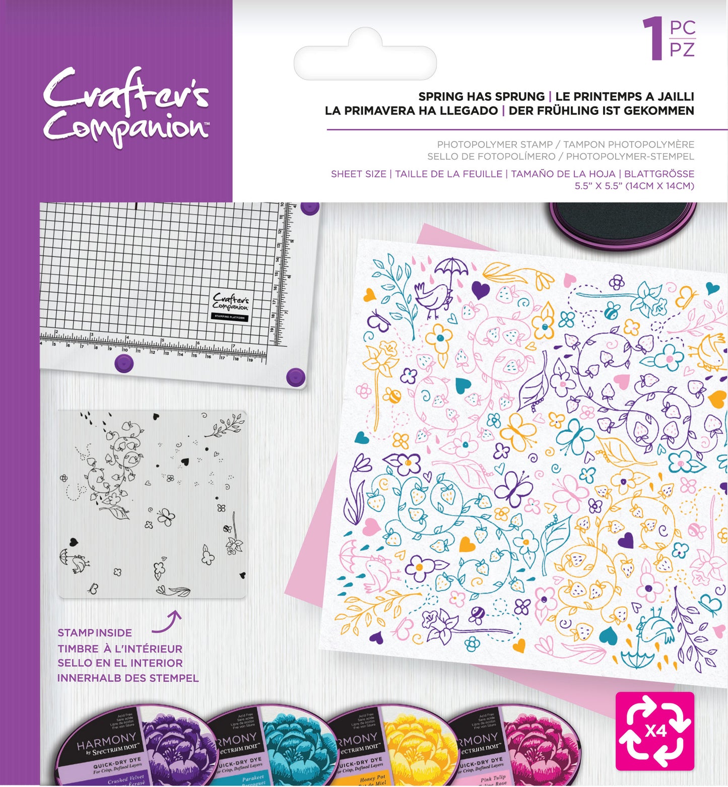 CC - Photopolymer Stamp - Spring Has Sprung