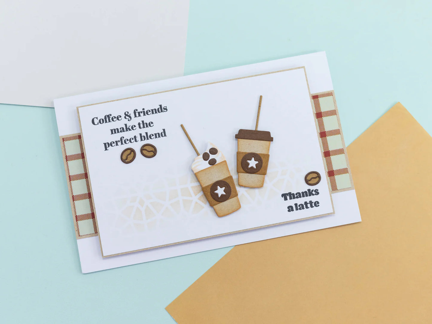 Crafters Companion Tea & Coffee Collection Photopolymer Stamp Set - Coffee O'Clock