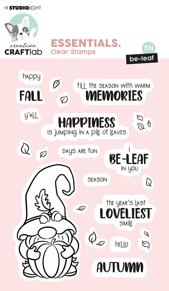 CCL Clear Stamp Be-Leaf Essentials 105x148x4mm 21 PC nr.283