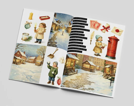 Creatief Art - Art Journaling & Cardmaking Book - All About Christmas
