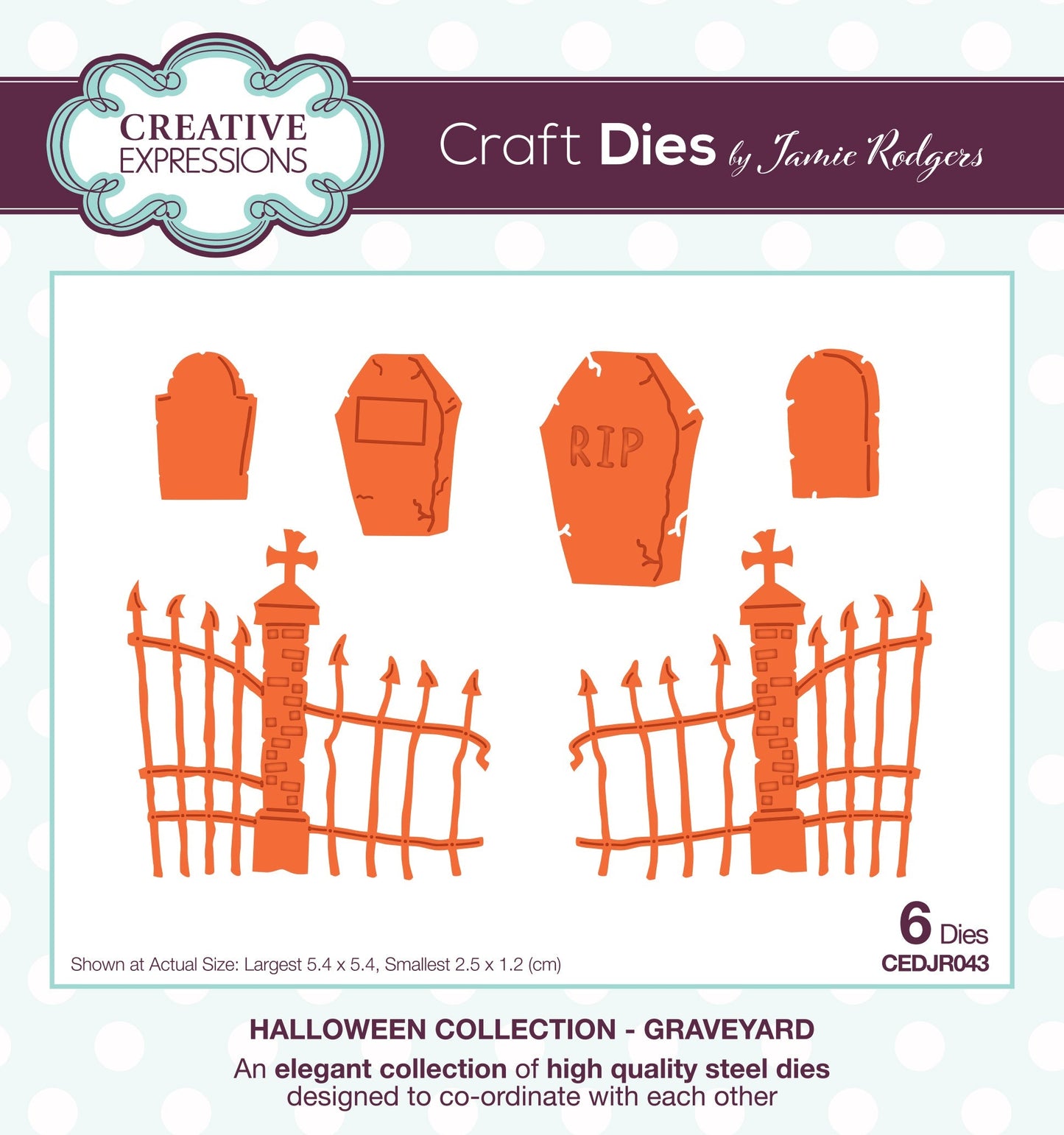 Creative Expressions Jamie Rodgers Graveyard Craft Die