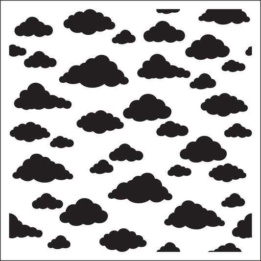Creative Expressions Sue Wilson Clouds 6 in x 6 in Stencil