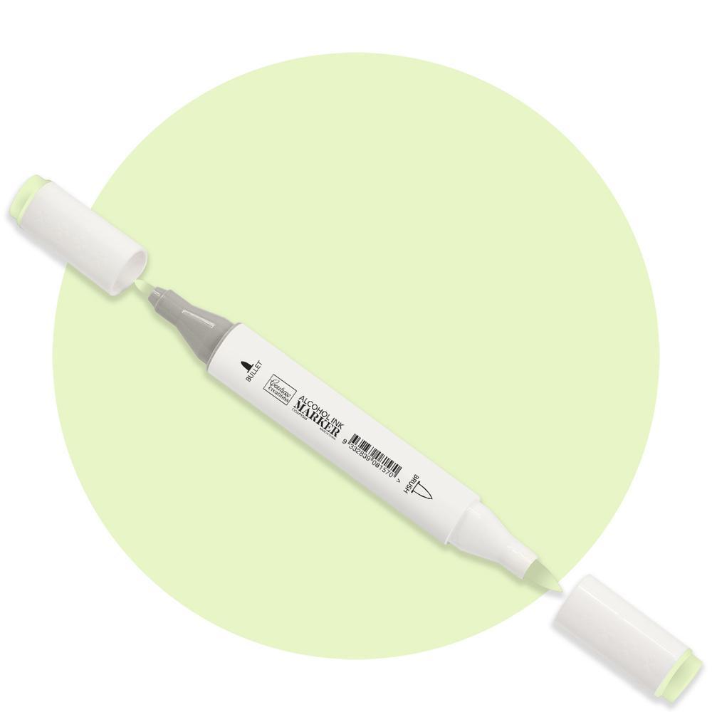 Twin Tip Alcohol Ink Marker - Greens & Blues - Leaf White