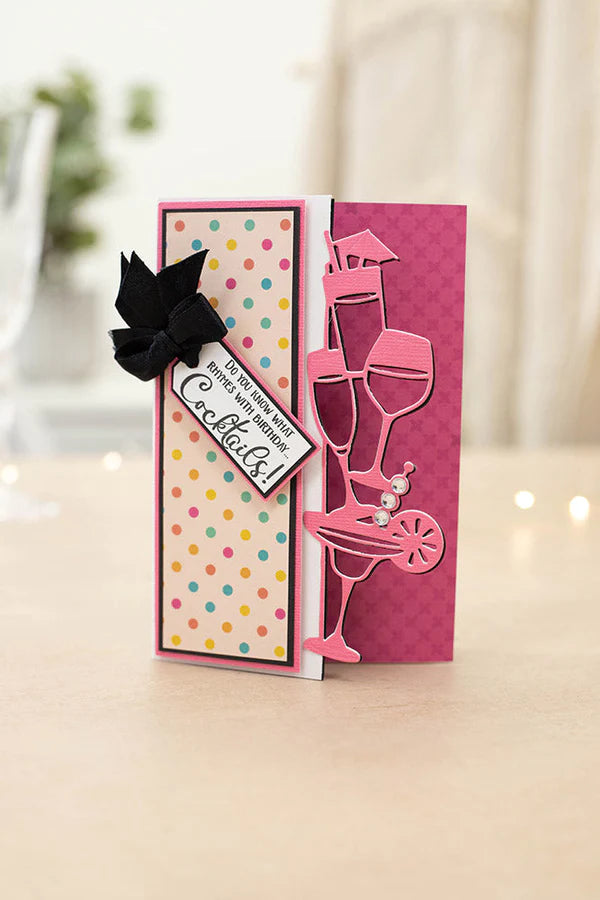 Gemini Cheers To You Edge'able Die - Time to Party