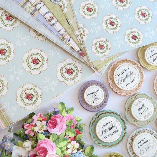 China Cabinet Paper Crafting Kit