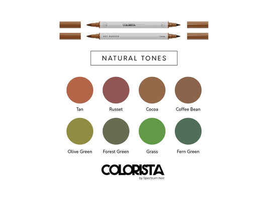 Colorista - Art Marker - Natural Tones 8pc