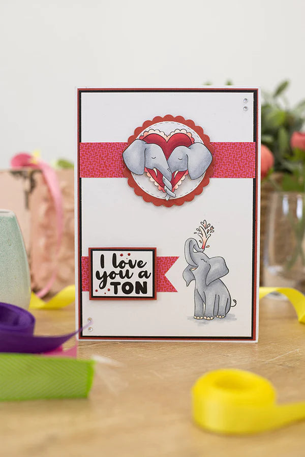 Crafter's Companion Clear Acrylic Stamp – Huge Birthday Wishes