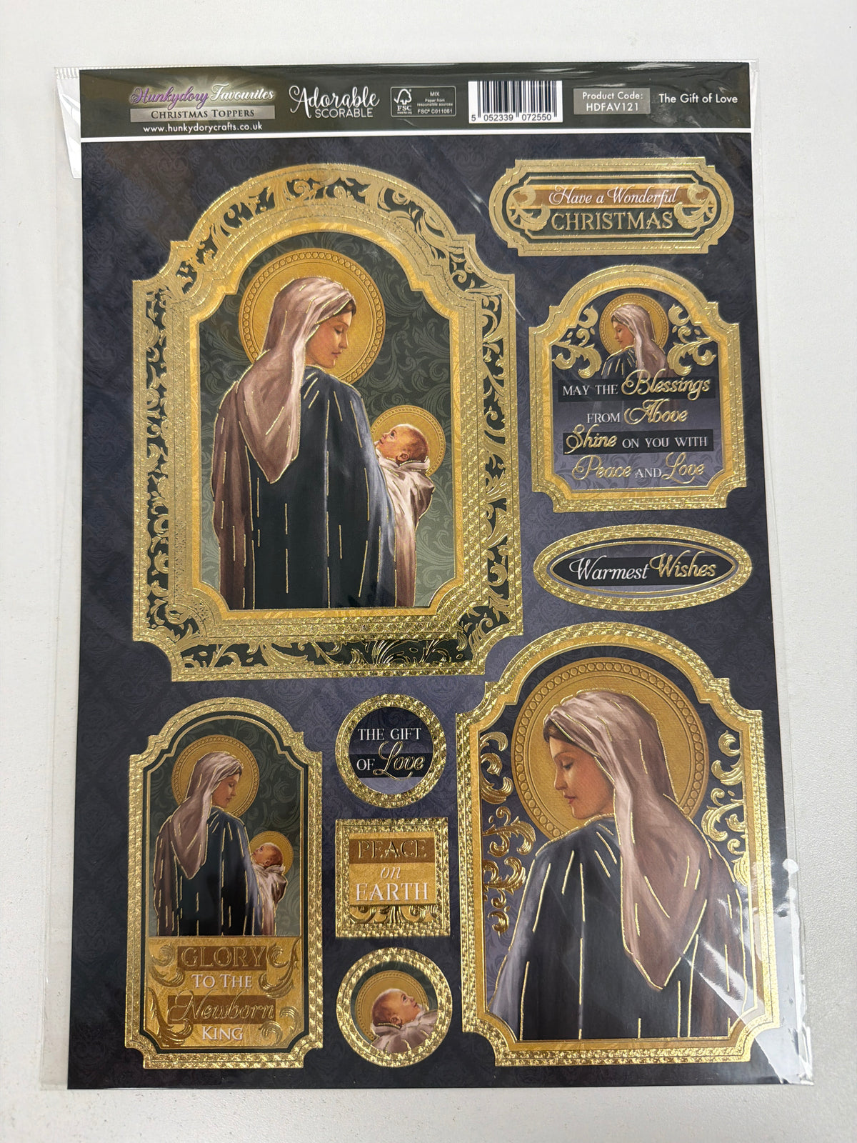 Hunkydory Topper Favourites - The Gift of Love