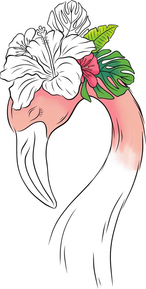Flamazing Flamingos – TriColour Aqua (3pc)