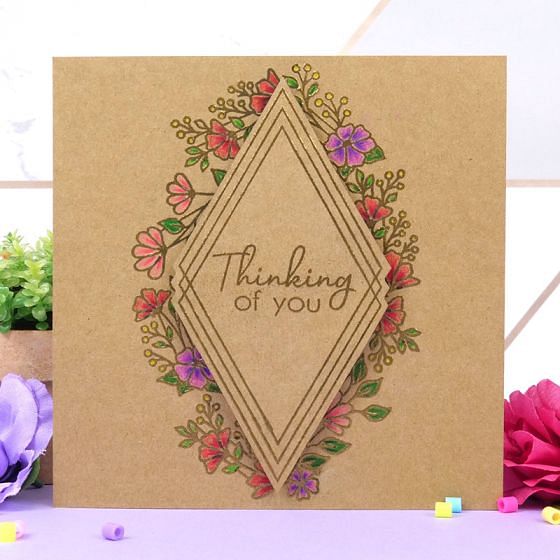 For the Love of Stamps - Florals & Frames A6 Stamp Set