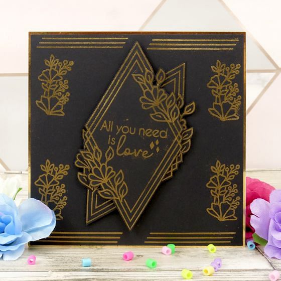 For the Love of Stamps - Florals & Frames A6 Stamp Set