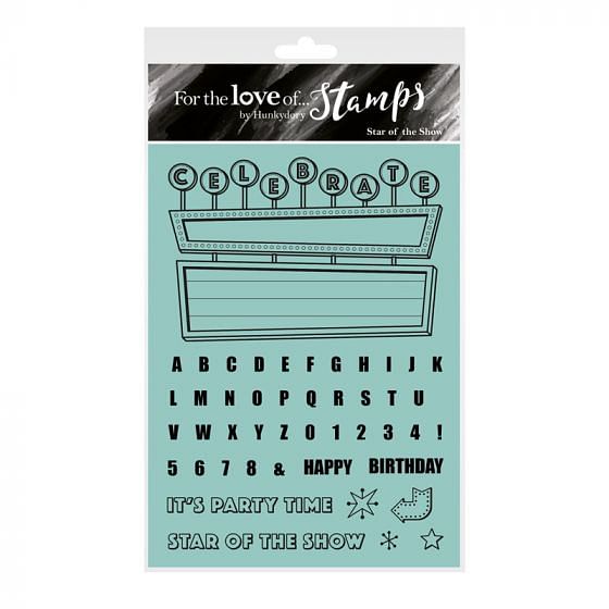 For the Love of Stamps - Star of the Show A6 Stamp Set