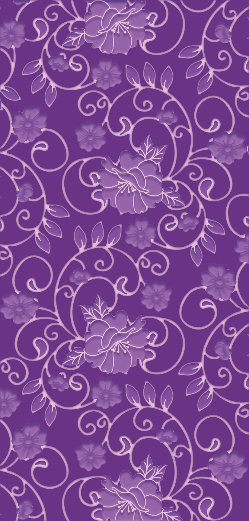 3D Embossing Folder - 5.75" x 2.75" - Botanical Swirls