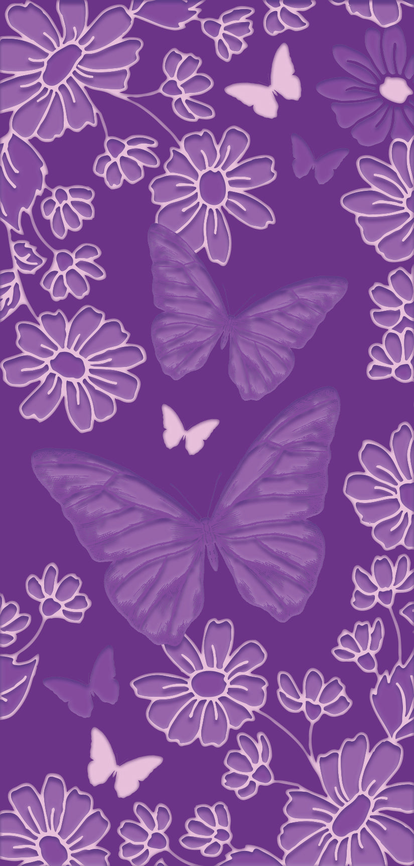 3D Embossing Folder - 5.75" x 2.75" - Butterfly Paradise