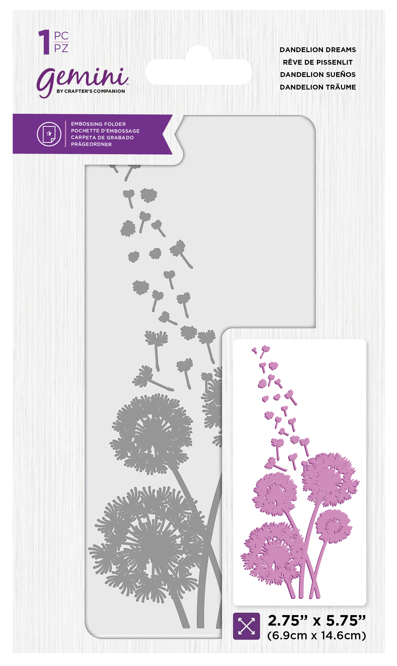 CC - Dandelion Dreams Embossing Folder