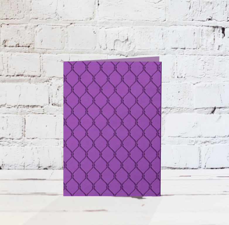 3D Embossing Folder - 5x7" - Studded Leather
